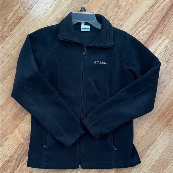 Columbia Black Full-Zip Fleece Jacket - Picture 1 of 3